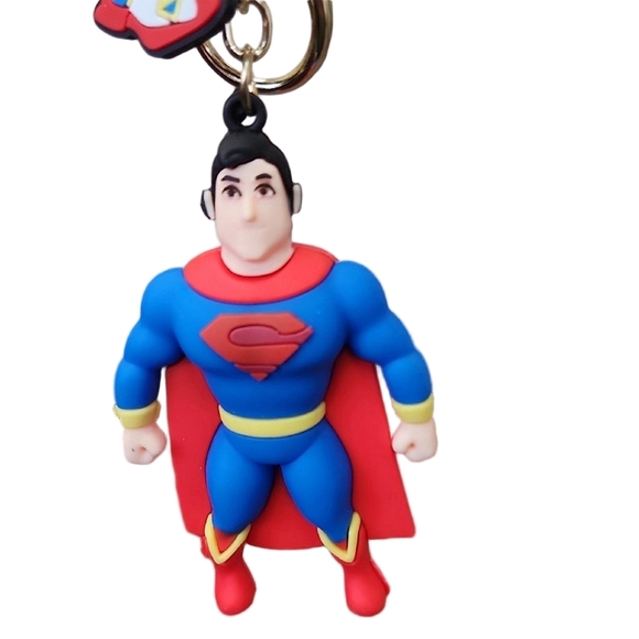 Accessories - Superman Keychain with Red Strap